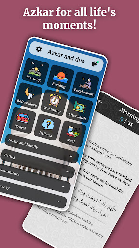 MuslimApp: Salah Time, Adhkar Screen 3