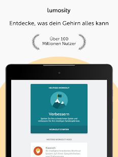 Lumosity: Gehirnspiele Screenshot