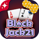 Blackjack 21 Pro - Offline Casino Card Game icon