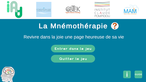 Android application Mnémothérapie screenshort