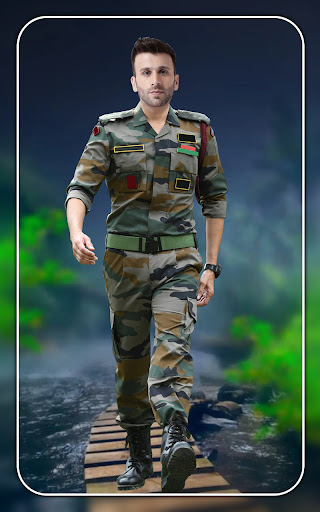 Android application Army commando military suit screenshort