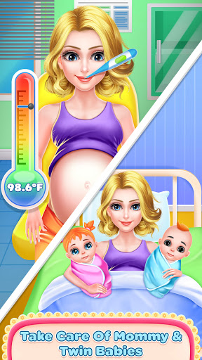 لعبه Pregnant Mommy Twin Baby Care apk مهكر0