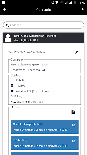 Contact Screenshot 3 - AppWisp.com