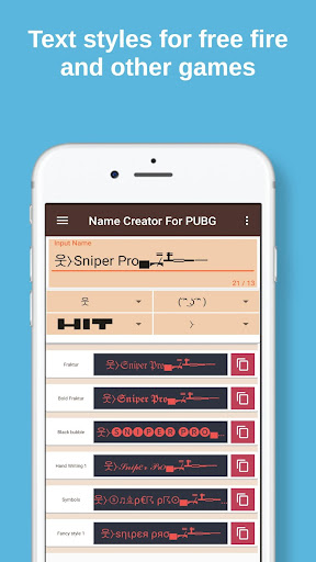 Updated Download Name Creator For Pubg Pro Android App 21