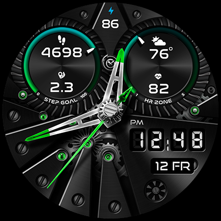 Download PER005 - Sapphire Watch Face for Android - PER005 - Sapphire Watch  Face APK Download 