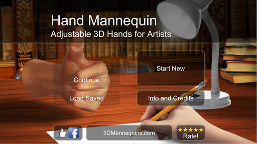 Android application Hand Mannequin screenshort