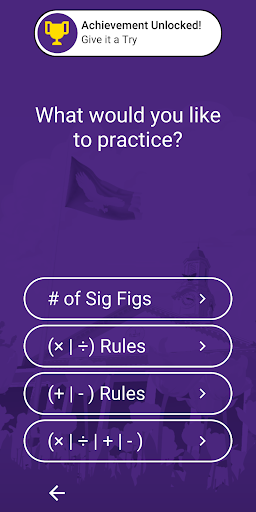 Sig Fig Tutor Screen 3