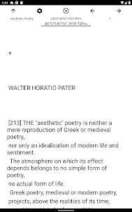 Book, Aesthetic Poetry