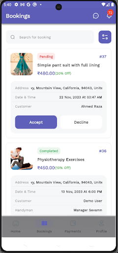 Sevamn Provider Screen 3