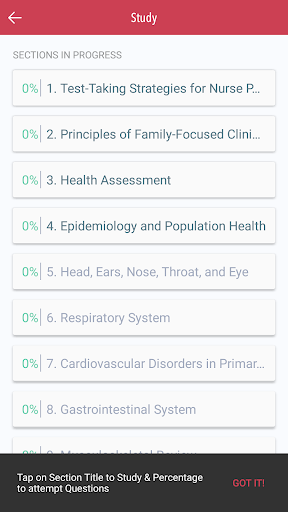 Screenshot of Family Nurse Practitioner Q&A