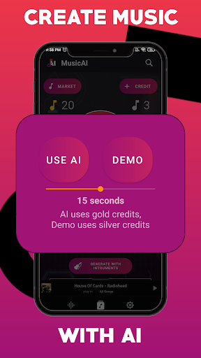 MusicAI - AI Music Generator Screen 2