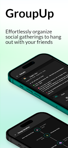 Android application GroupUp screenshort