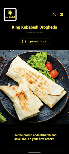 Android application King Kebabish Drogheda screenshort