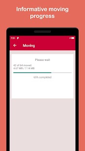 Move files to SD card Screenshot