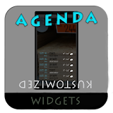 Agenda to Maps Kustom Widget icon