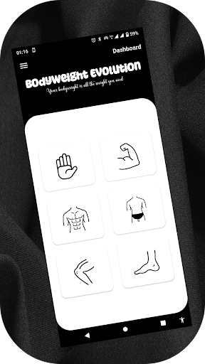 Android application Bodyweight Evolution screenshort