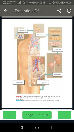 Android application Anatomy and Physiology screenshort