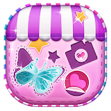 Cute Girly Stickers ^_^ icon