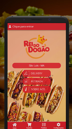 Android application Rei do Dogão screenshort