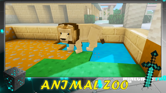 Download Mini Craft Zoo Minecraft PE android on PC