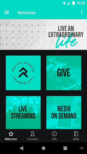 Android application Revive Church KC screenshort