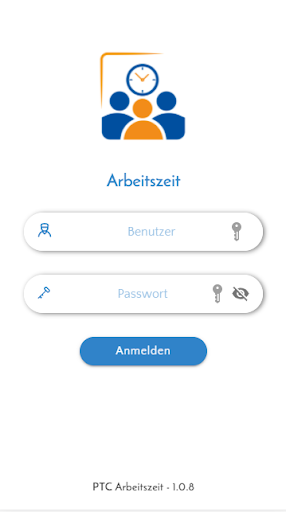 Android application PTC Arbeitszeit (mobil) screenshort