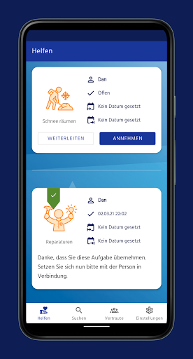 Android application DiNa Warburg - Digitale Nachba screenshort