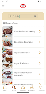 Dr. Oetker Rezeptideen Screenshot