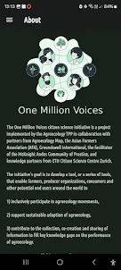 One Million Voices Agroecology
