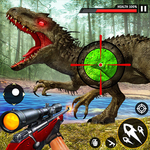Wild Dinosaur Hunting Attack Mod