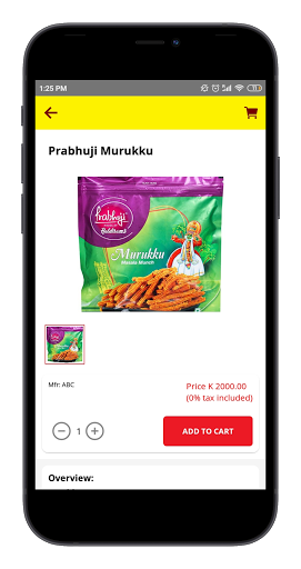 AV’s Online Store Screen 3