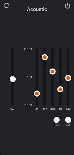 Android application PRO AUDIO EQUALIZER screenshort