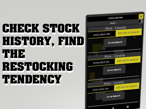 Console Stock Tracker - PS5 & Screen 3