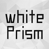 White Prism Atom theme icon