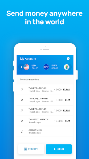Solar - Stellar lumens wallet Screen 2