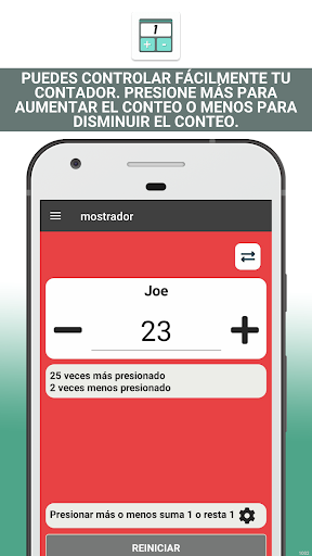 Vista previa de la aplicación