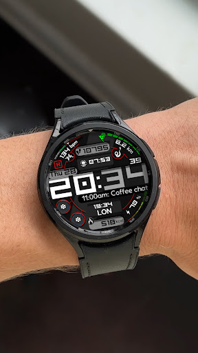 Android application Digital Watch Face CRC079 screenshort