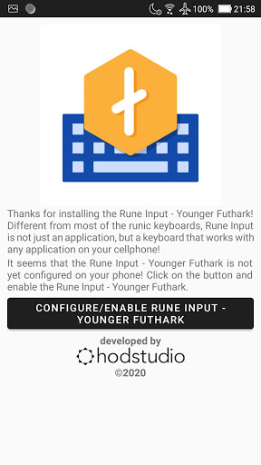 Rune Input - Younger Futhark Screen 3