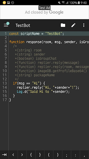 MessengerBot - JS Chatbot Screen 2