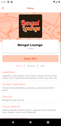 Bengal Lounge YO42 Screen 2