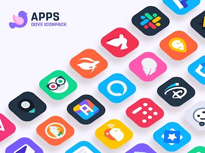 Dove Icon Pack APK (پچ شده/قفل کامل) 5