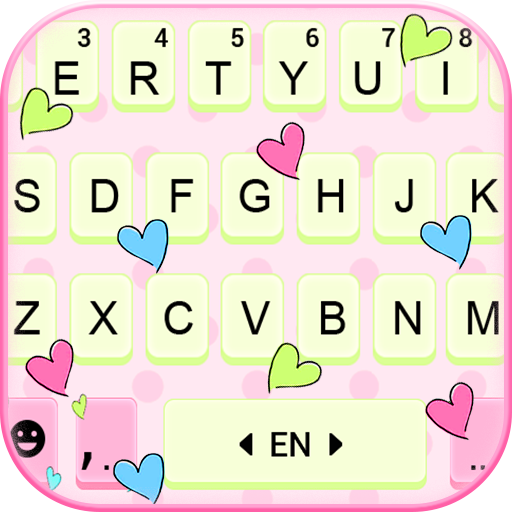 Doodle Heart Chat Keyboard Bac logo