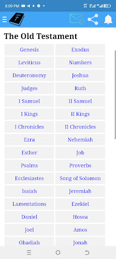 Holy Bible (KJV) Screen 2