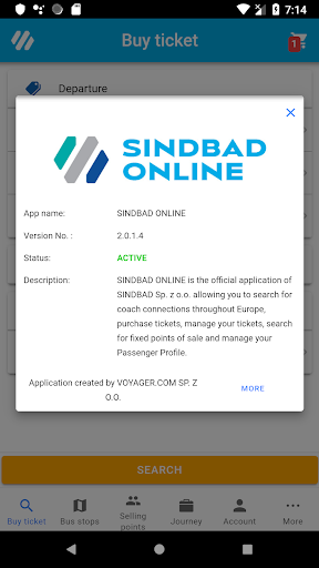 Android application Sindbad Online screenshort