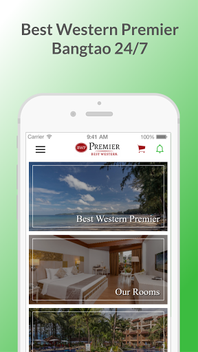 Android application Best Western Premier Bangtao screenshort