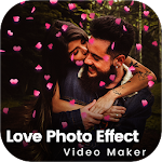 Cover Image of Télécharger Love Photo Effect Video Maker - Heart Photo Effect 1.0 APK