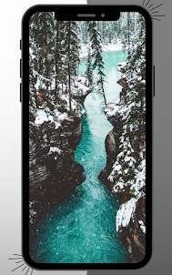 Wasserfall-Hintergrundbild