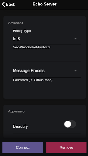 Modern Websocket Client
