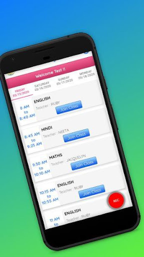 Android application My Virtual Class Room screenshort