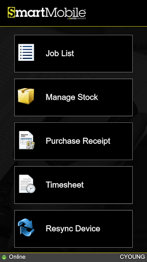 Android application SmartMobile by Zafire screenshort